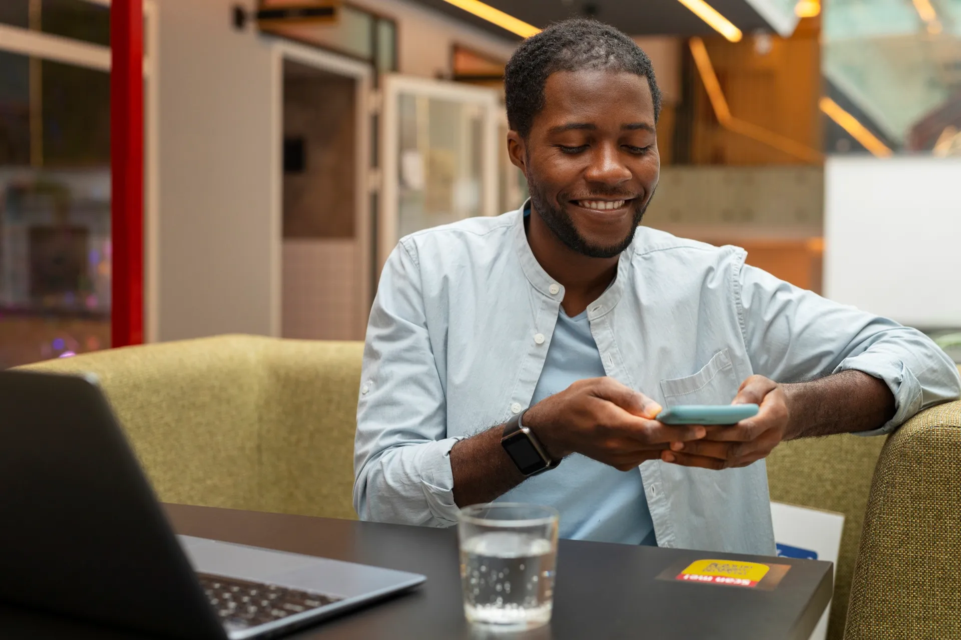 Investor trading OTC equities from a mobile phone
